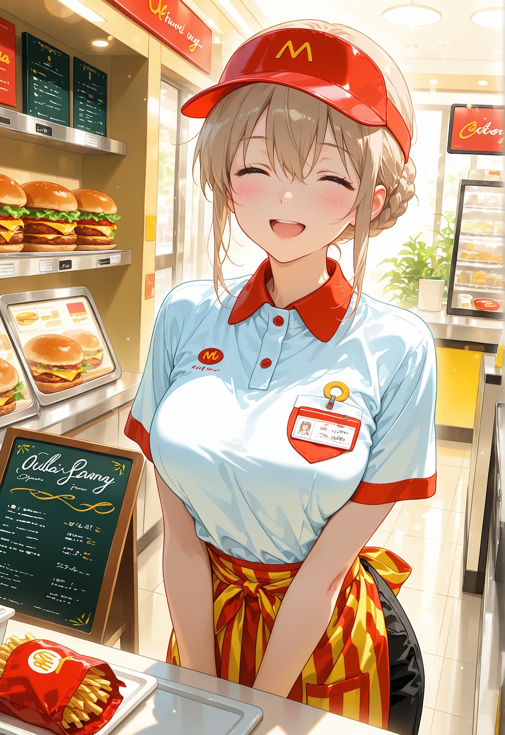 バイト中のオリキャラちゃん③