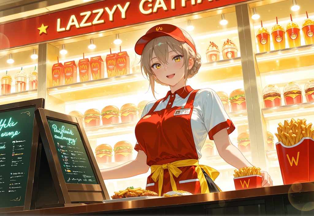 バイト中のオリキャラちゃん③