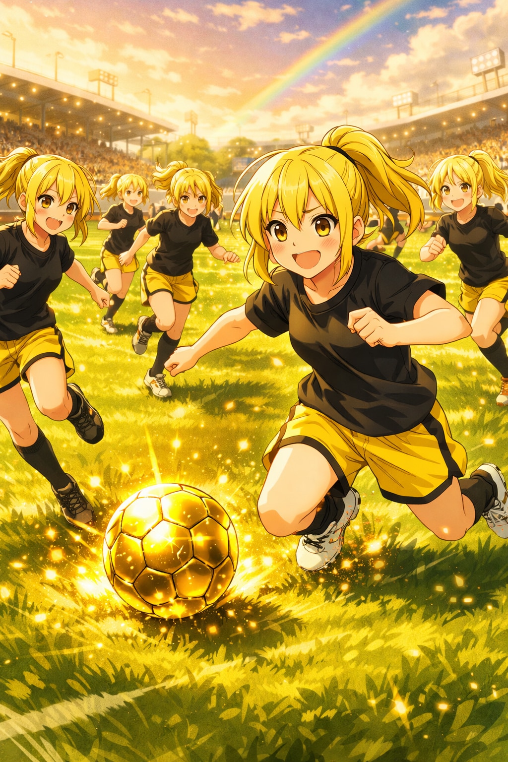 黄ぽにちゃん サッカー