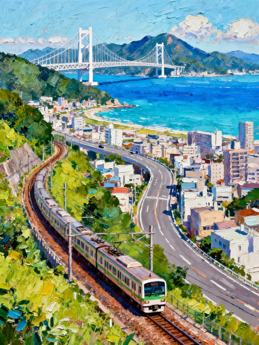 海峡と吊橋