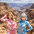 【masamin先輩のまねっこ投稿】チャーミー💛里美ちゃんと一緒に、戦隊セクシーレンジャーです💛 3枚目