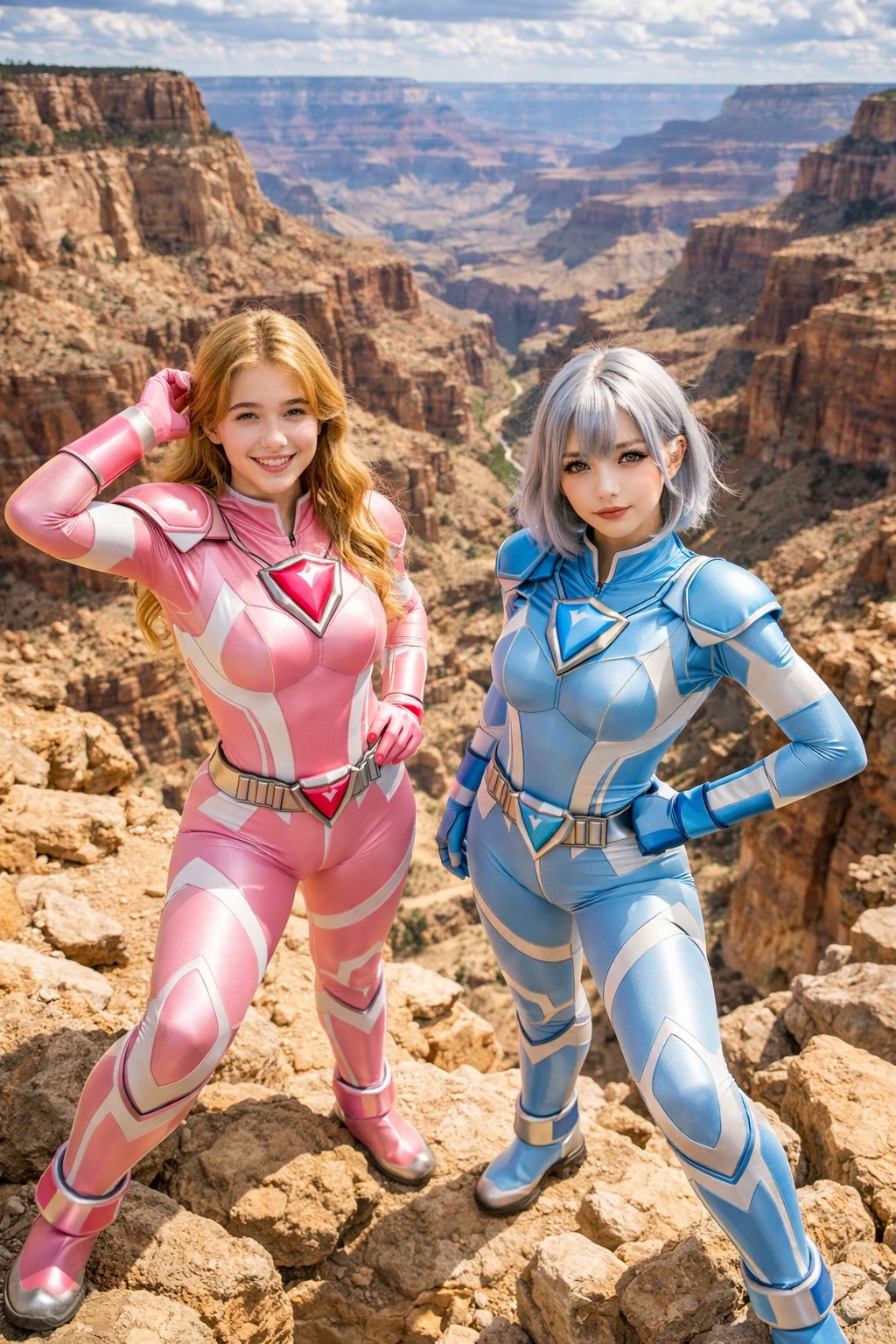 【masamin先輩のまねっこ投稿】チャーミー💛里美ちゃんと一緒に、戦隊セクシーレンジャーです💛