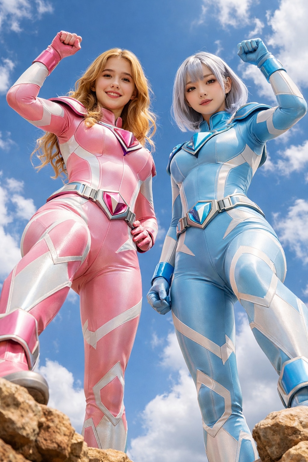 【masamin先輩のまねっこ投稿】チャーミー💛里美ちゃんと一緒に、戦隊セクシーレンジャーです💛