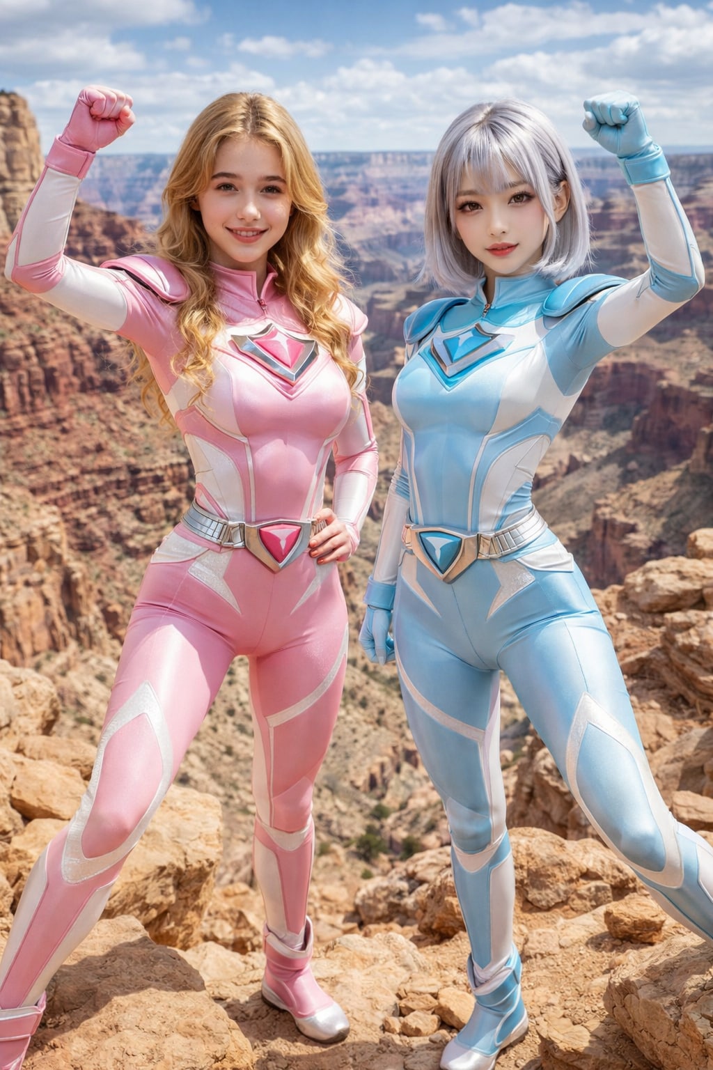 【masamin先輩のまねっこ投稿】チャーミー💛里美ちゃんと一緒に、戦隊セクシーレンジャーです💛