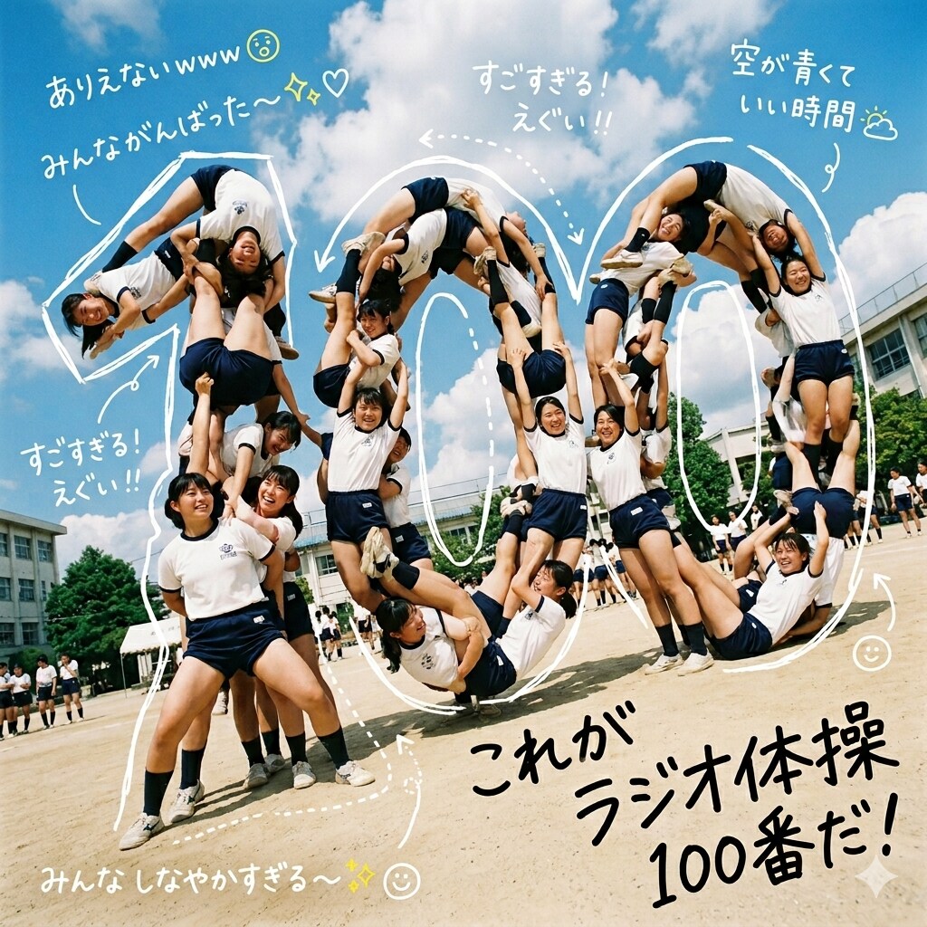これがラジオ体操100番だ！