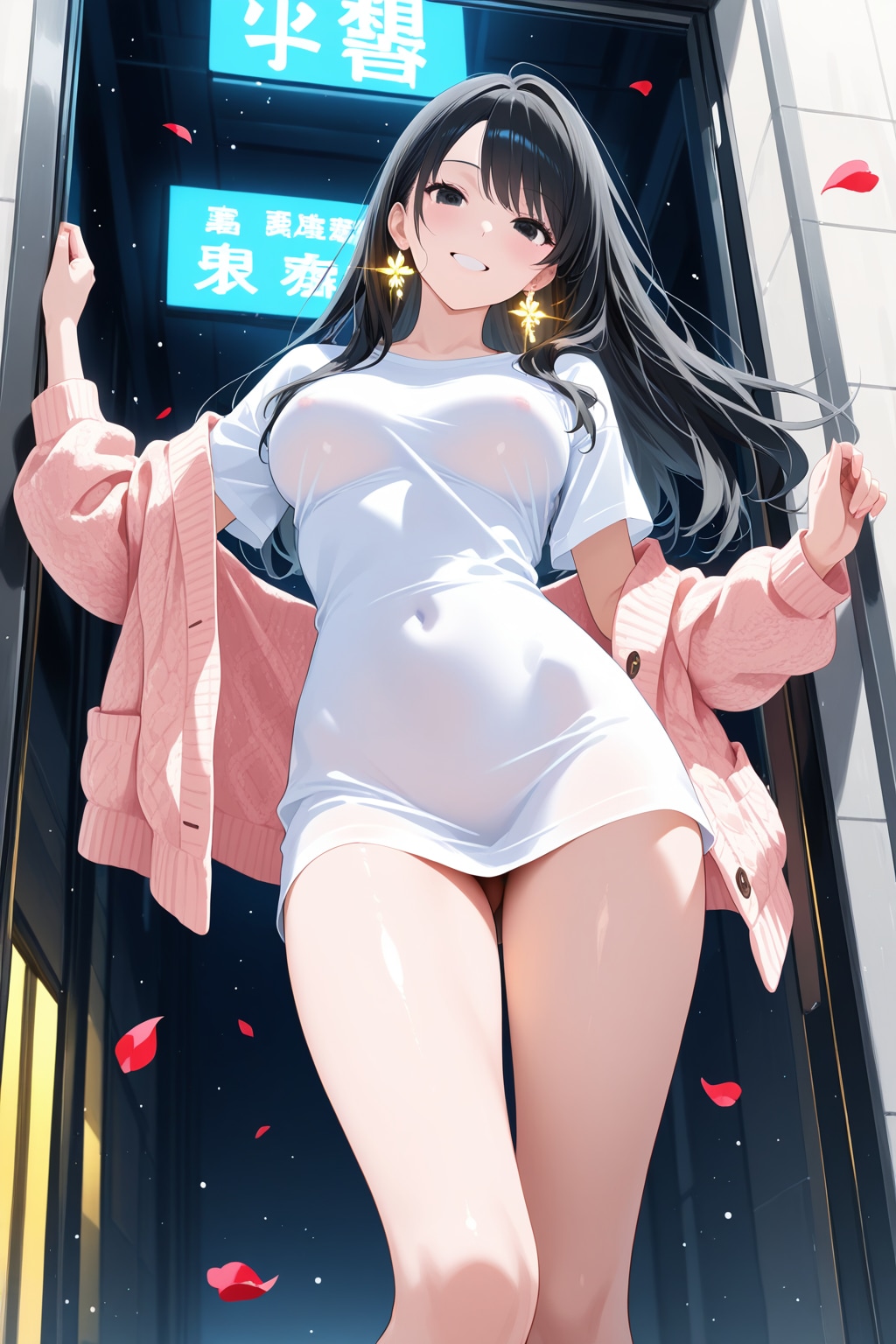 ノン・アンダーで出歩いちゃうお姉さん♡