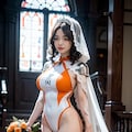 競泳水着 xウェディングオレンジナイト姫1 10枚目