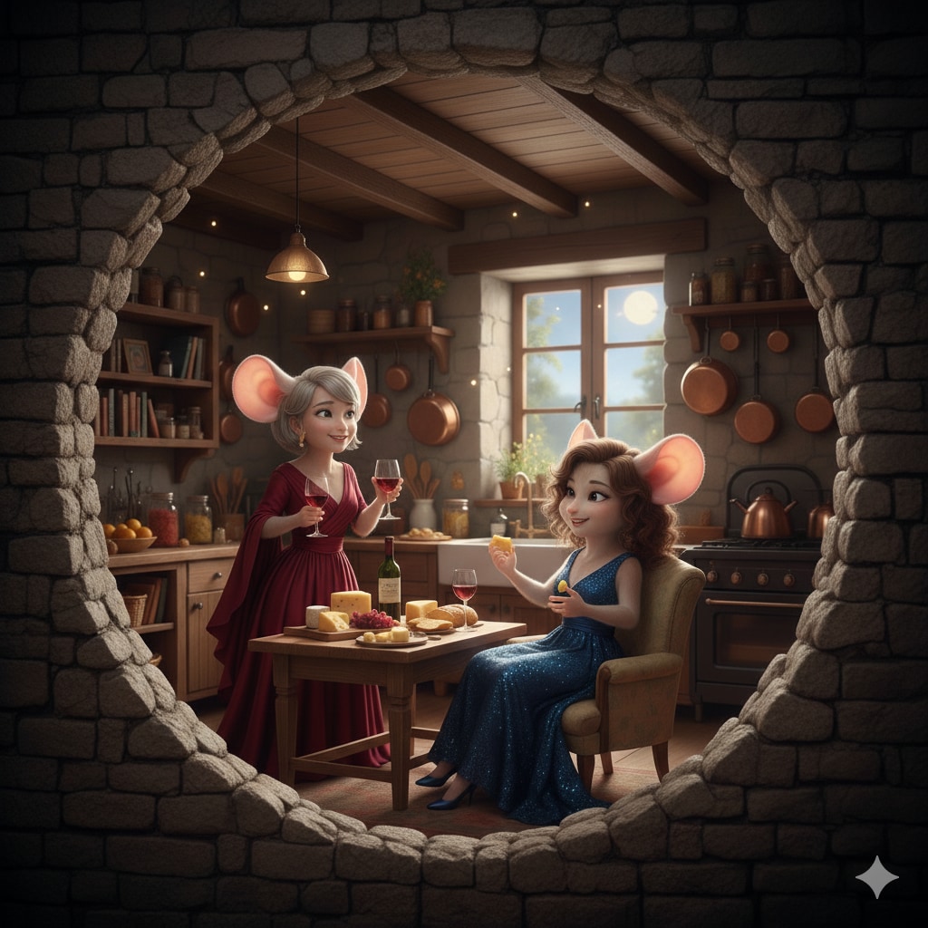 夜はパーティー！