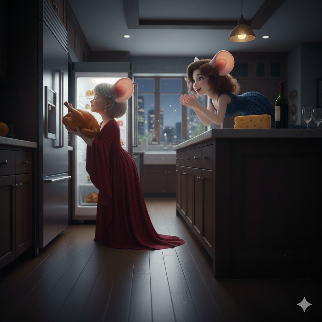 夜はパーティー！