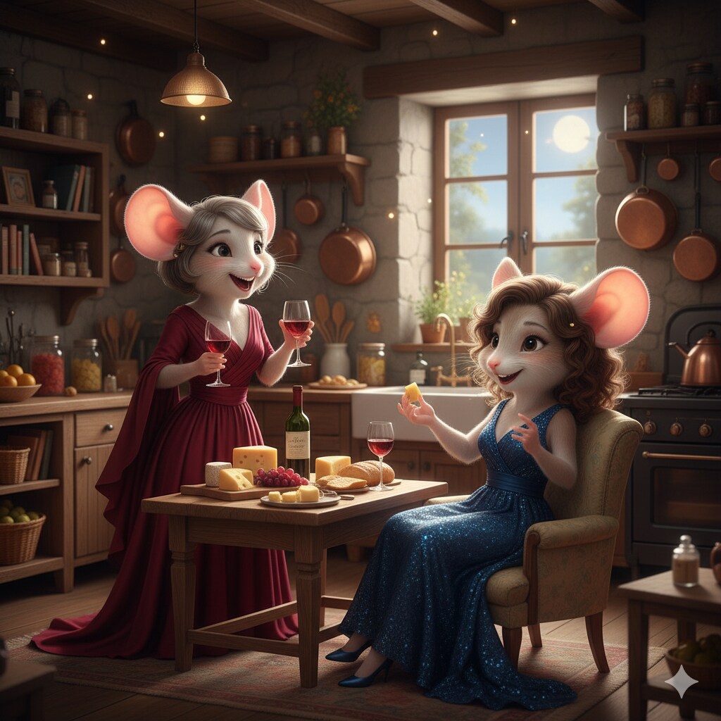 夜はパーティー！