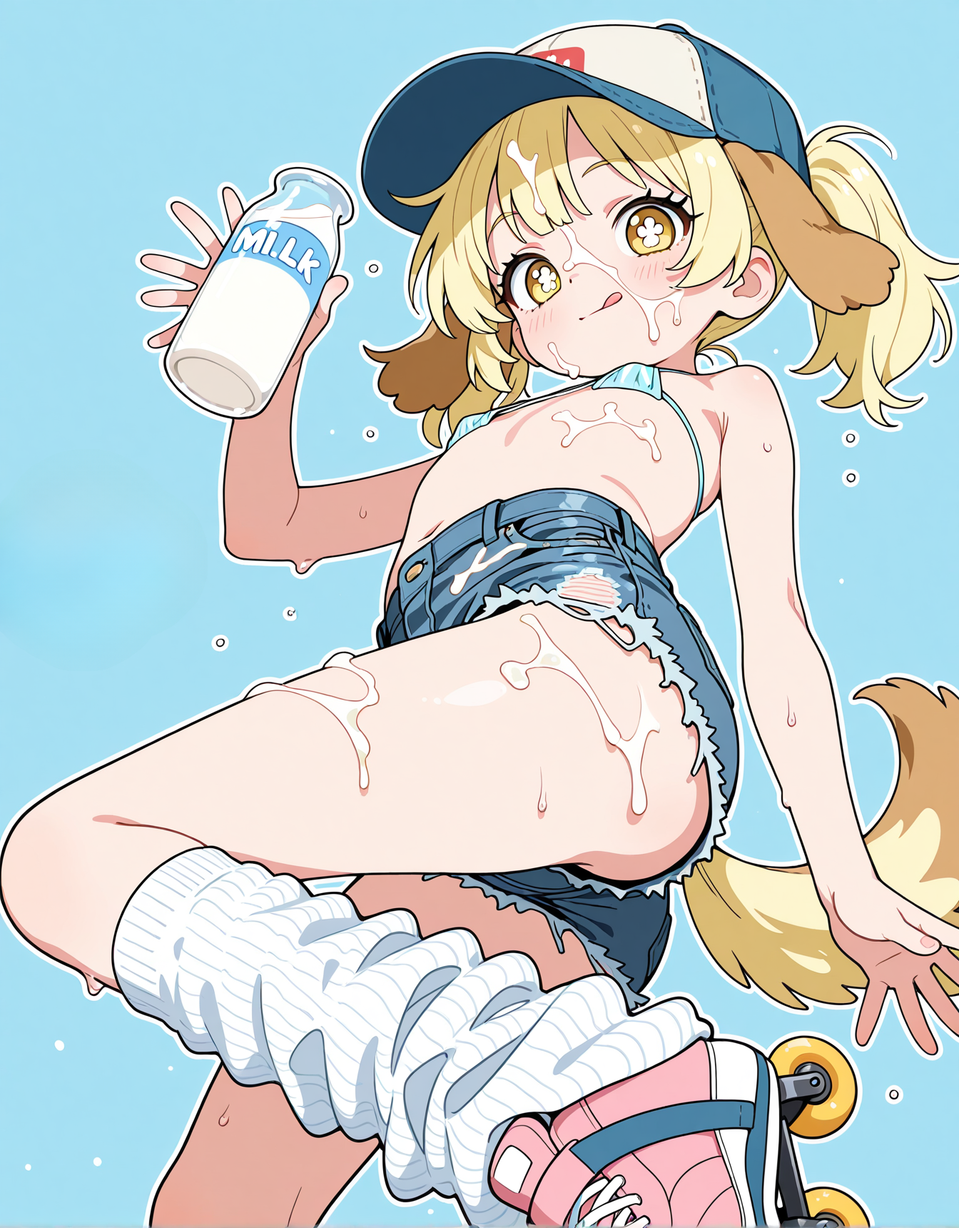 牛乳だいすき犬耳っ娘