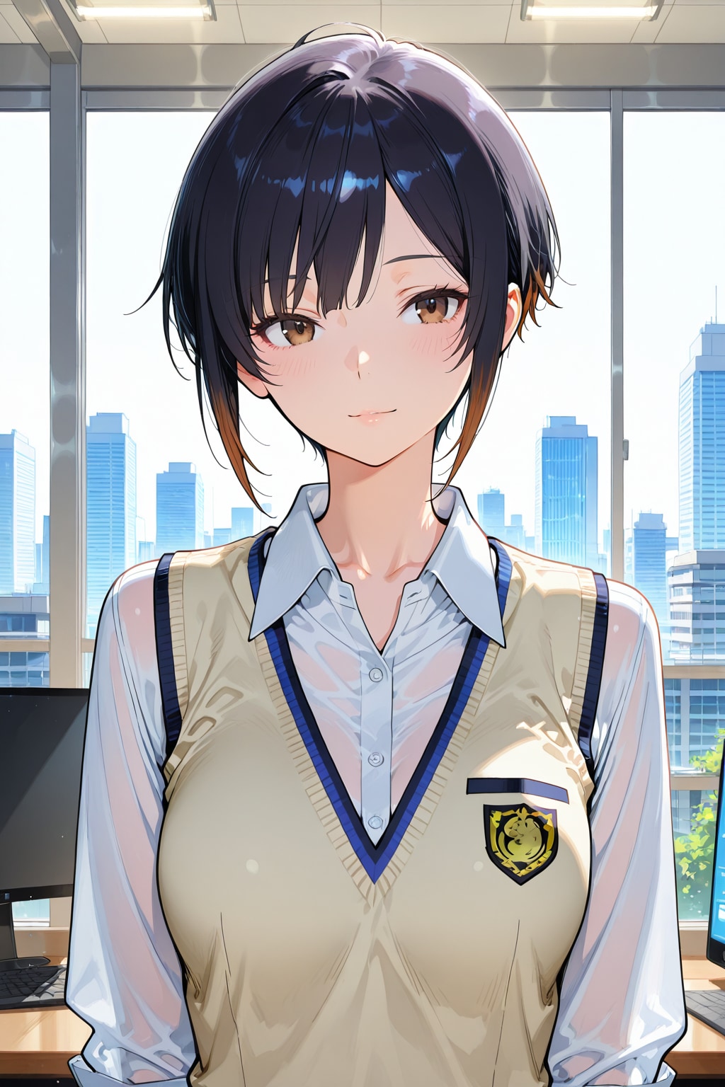 ベリーショートのOLさん？③