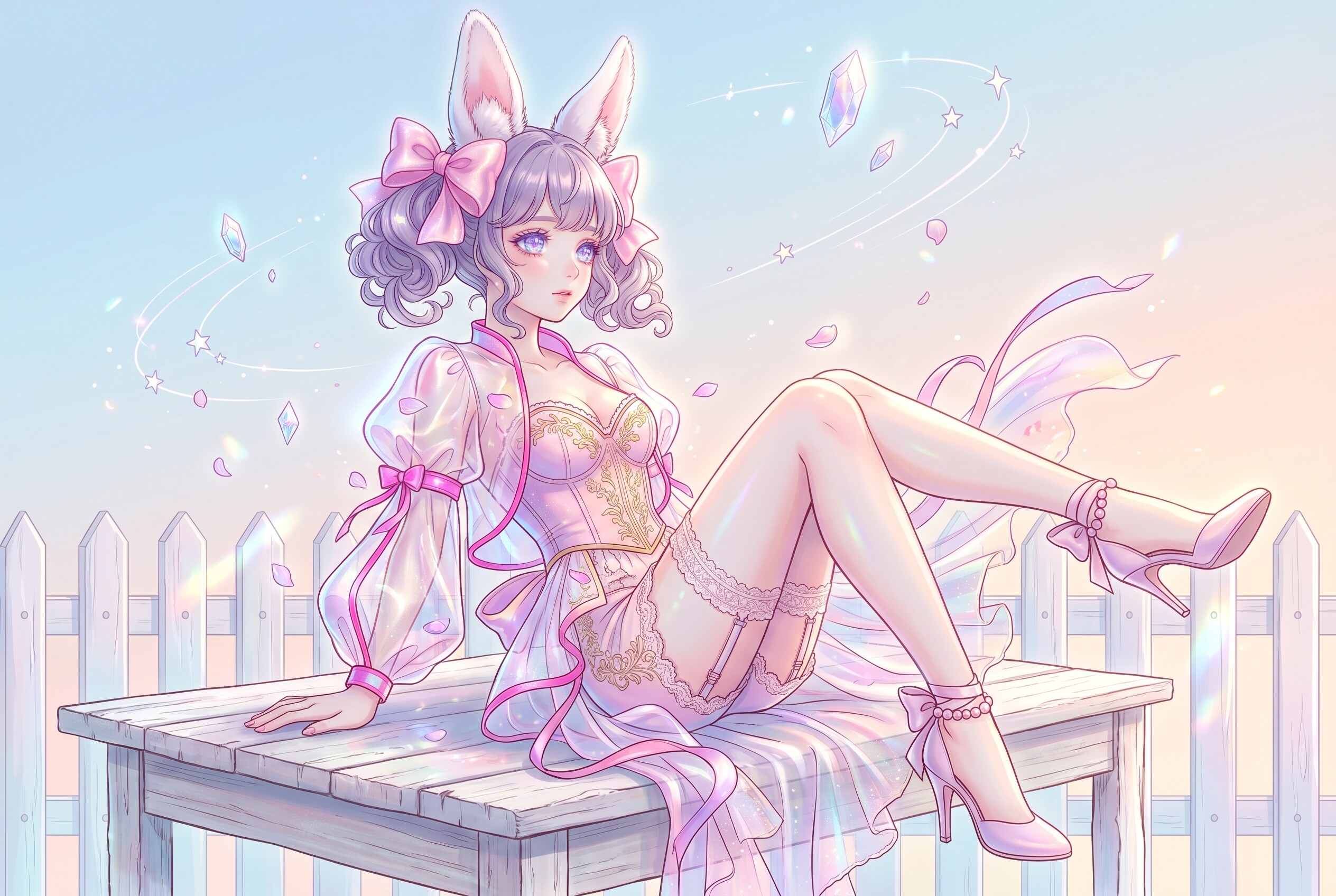 天空夢彩兎 | の人気AIイラスト・グラビア