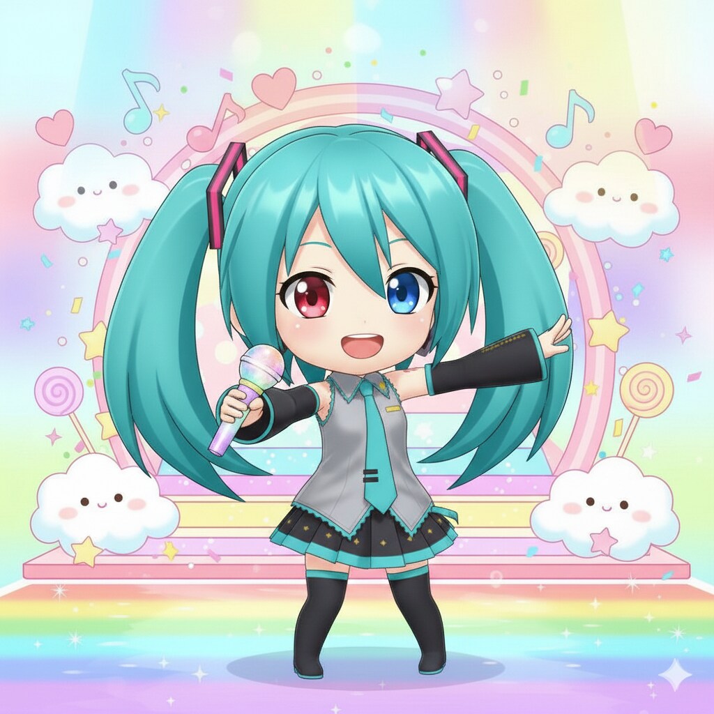 ミクちゃん 歌う🎶