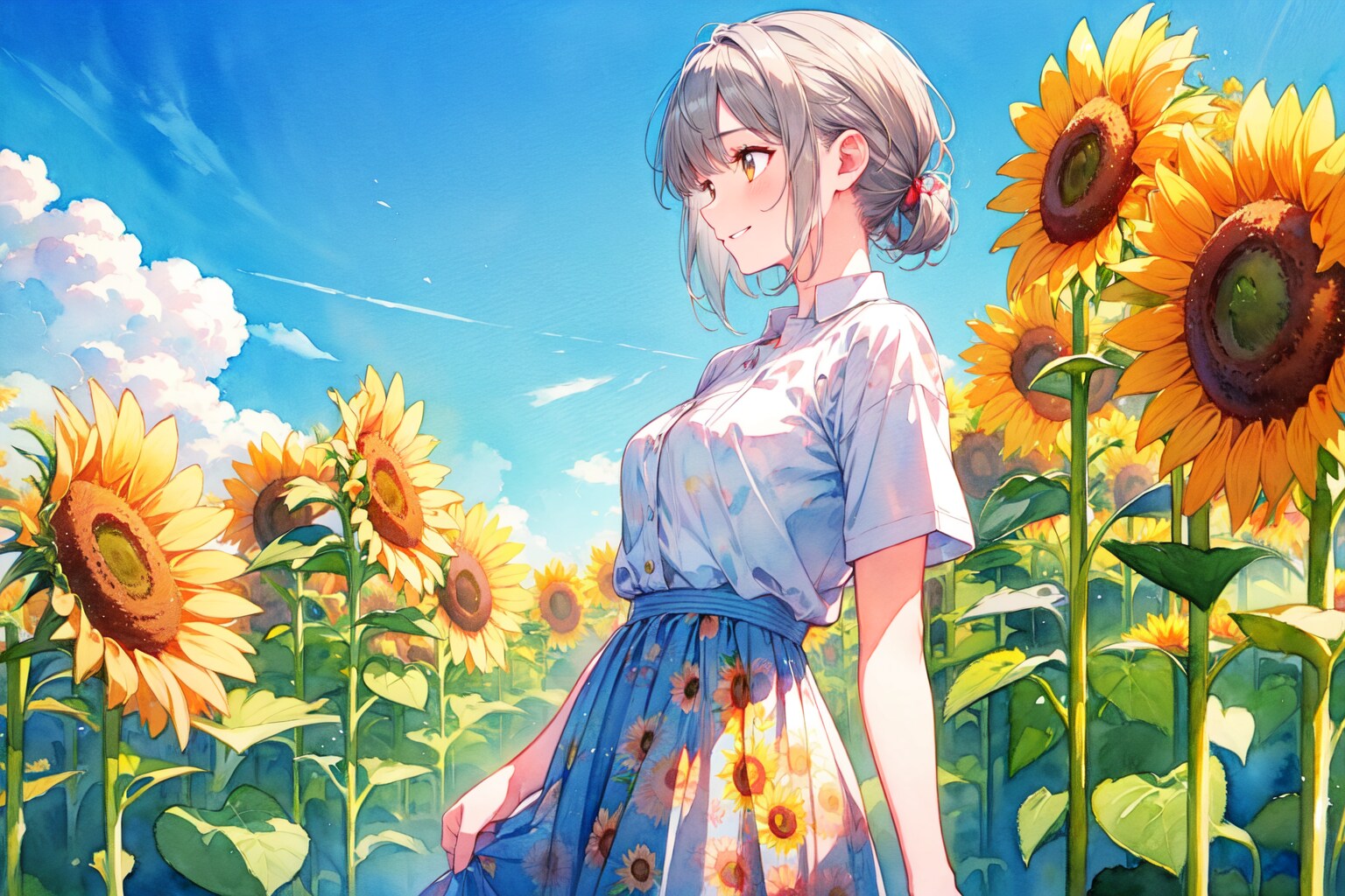 看板娘 flowers