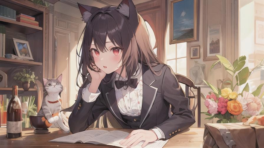 ケットシー組の組員のため息 | の人気AIイラスト・グラビア