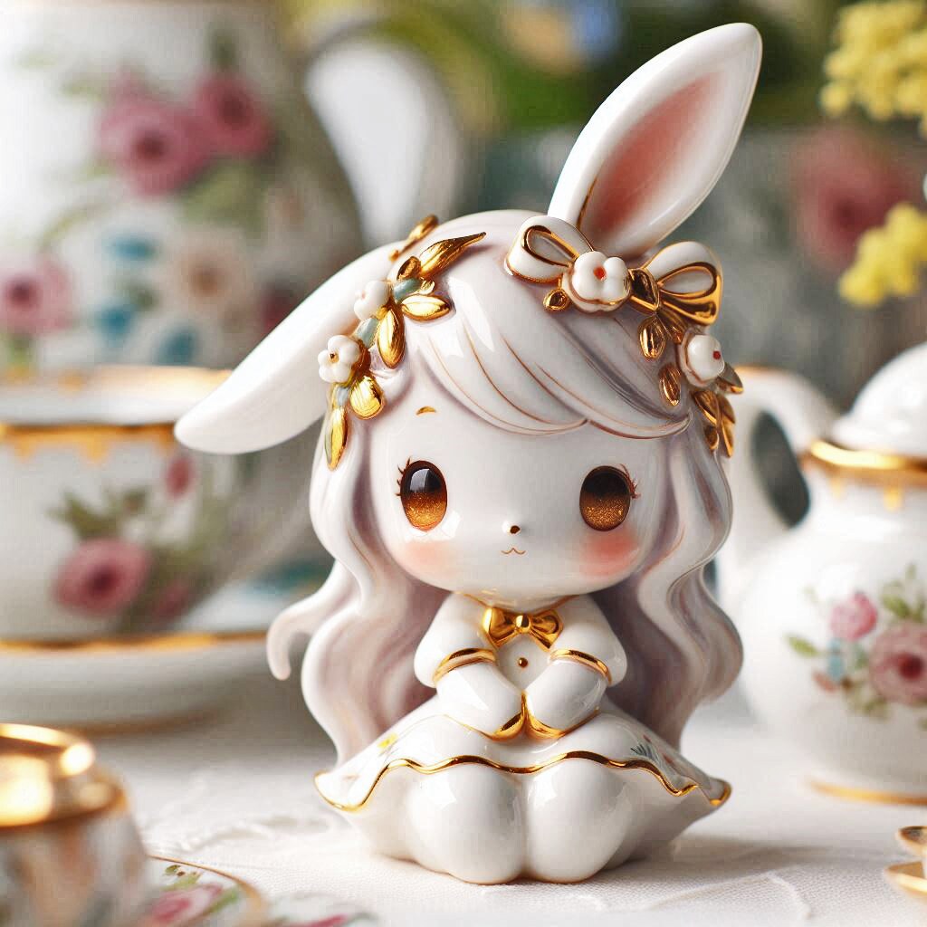 白磁彩色置物 | の人気AIイラスト・グラビア