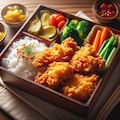 唐揚げ弁当 3枚目