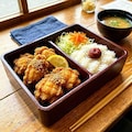 唐揚げ弁当 2枚目