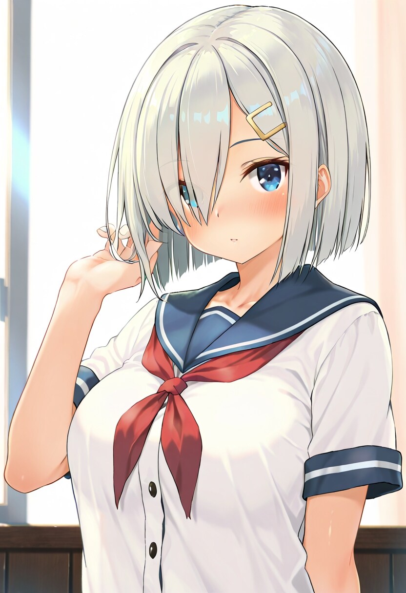 セーラー服の浜風さん
