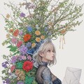 [佳人と花便り] 5枚目