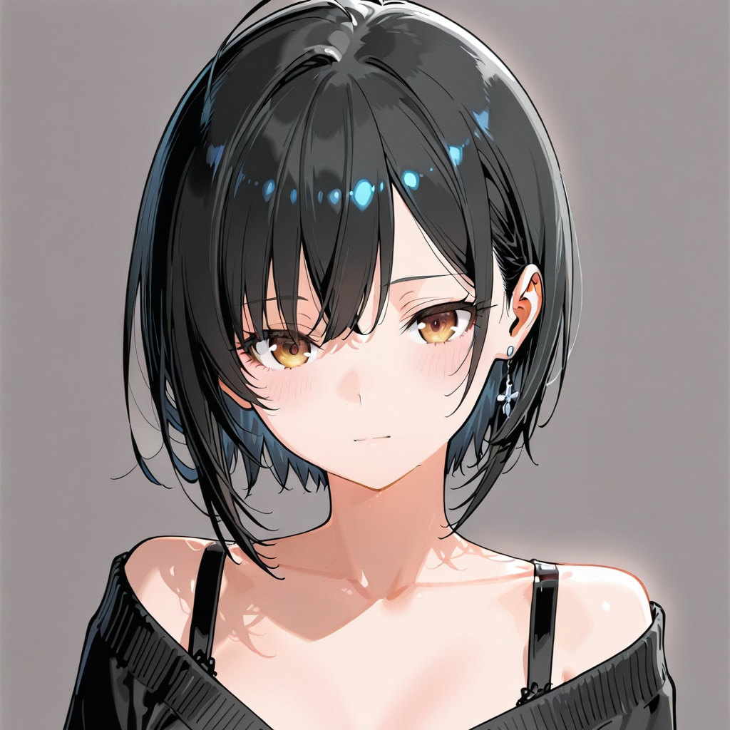 ショートヘアの女の子(試作) | の人気AIイラスト・グラビア