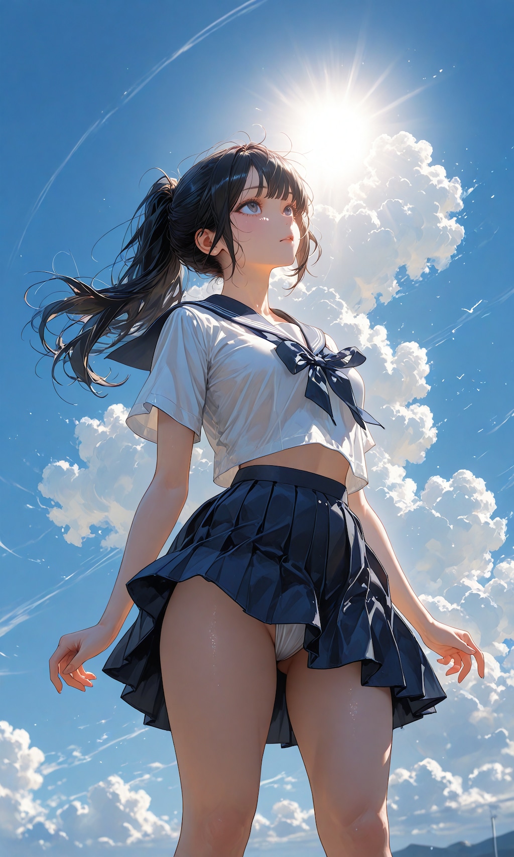 Loincloth girl (sailor uniform)