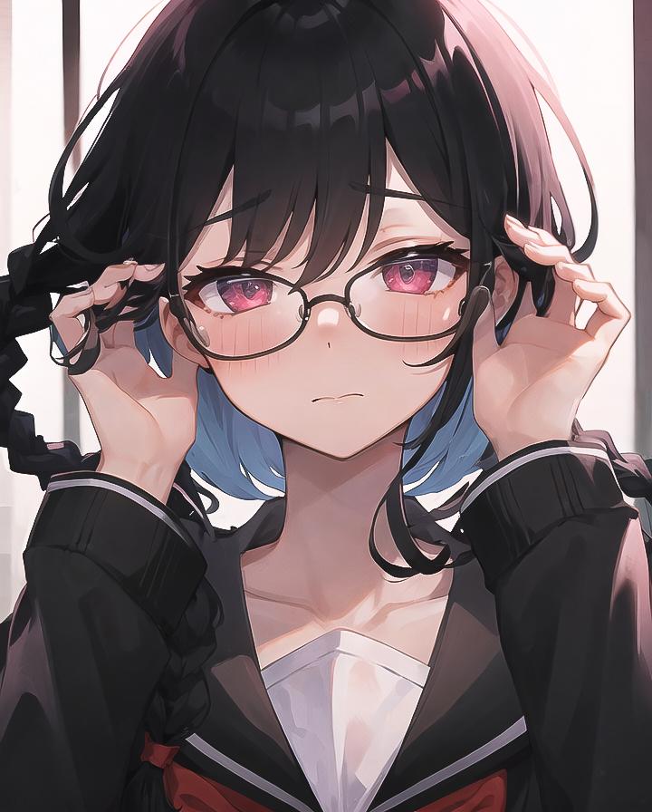 メガネ学生さん