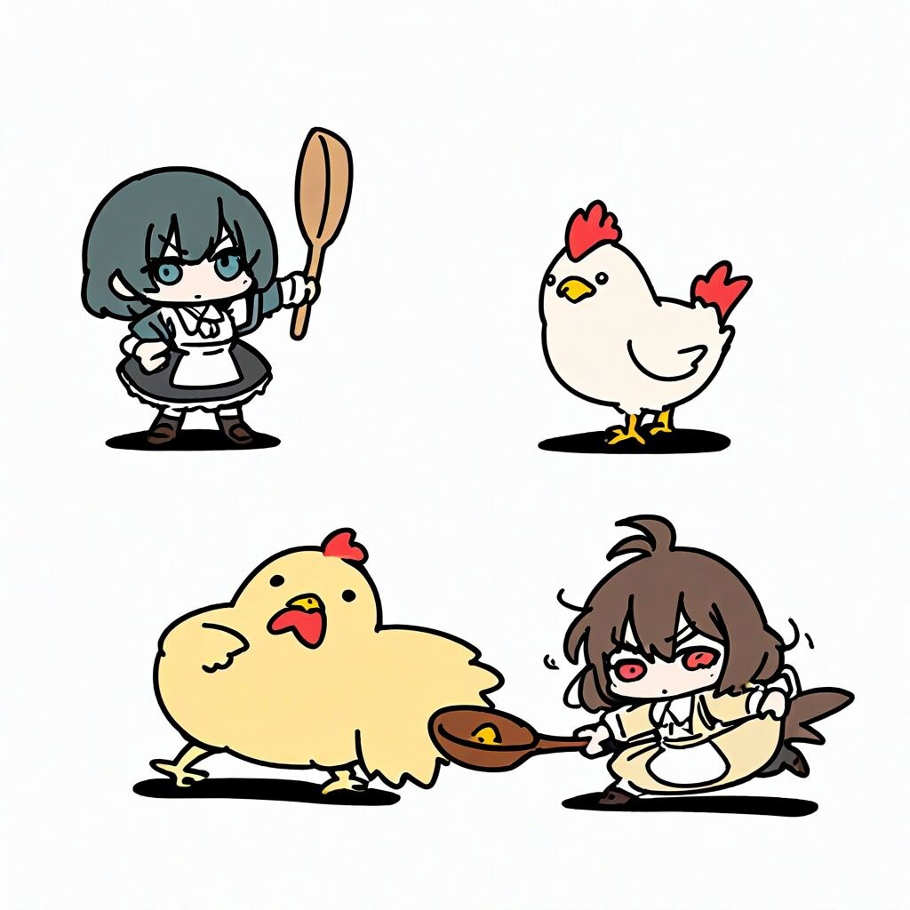 木製武器で食材確保の戦い