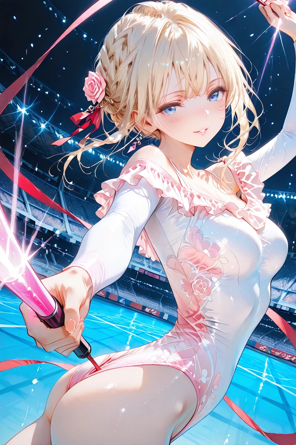 新体操部のエース、躍動 | の人気AIイラスト・グラビア