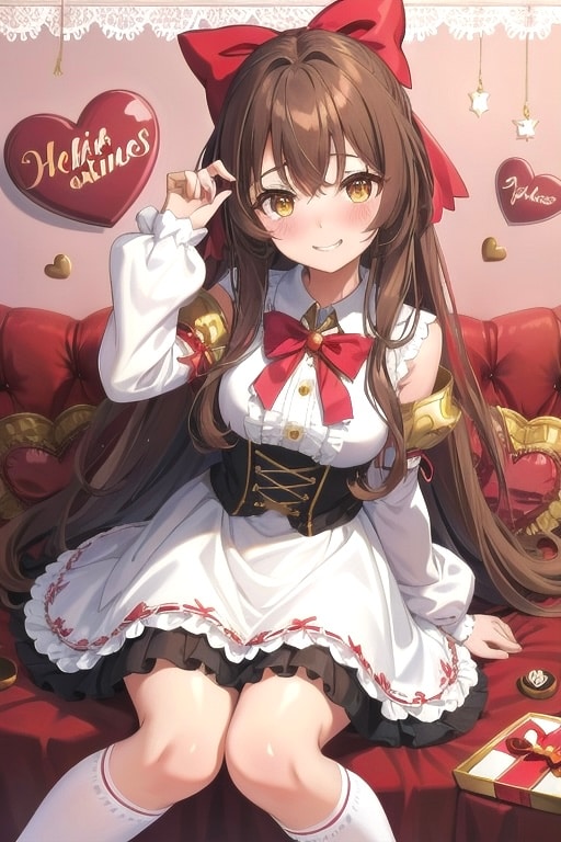 バレンタインイベントの時のお写真〜🍫💝 | の人気AIイラスト・グラビア