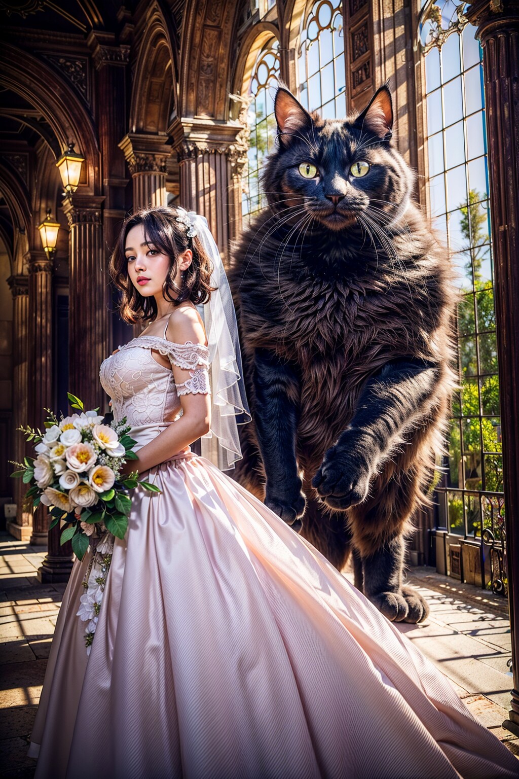 姫様を守るにゃ👰🏼