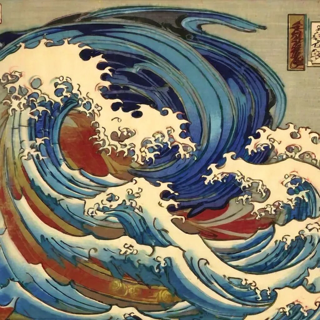 波 | の人気AIイラスト・グラビア