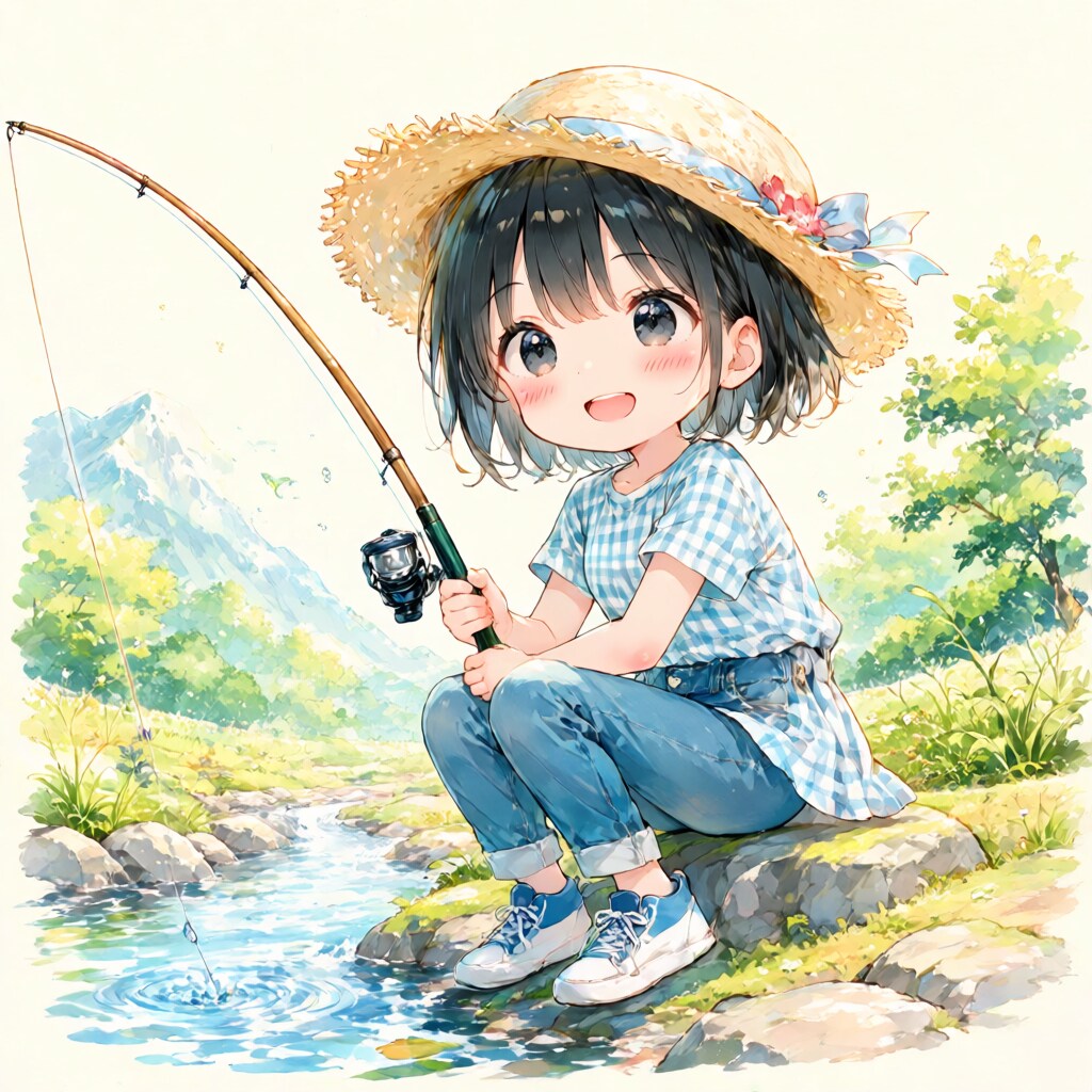 渓流釣り