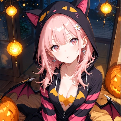 ハロウィンパーカー。