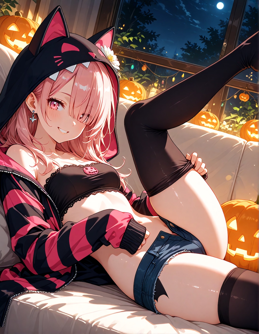 ハロウィンパーカー。