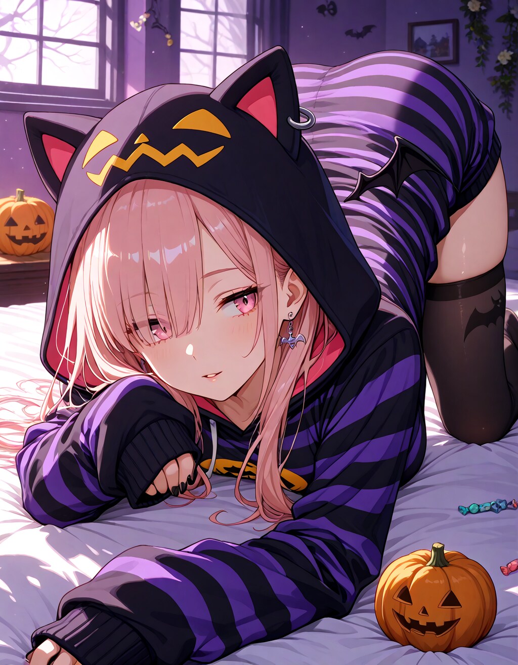 ハロウィンパーカー。