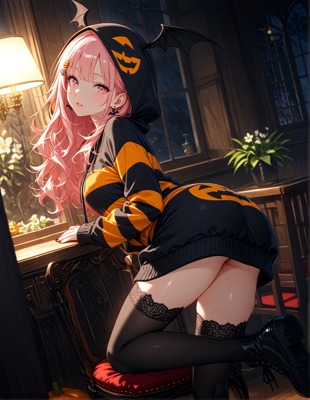 ハロウィンパーカー。