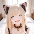 ブロンド猫娘ちゃんの猫下着 3枚目