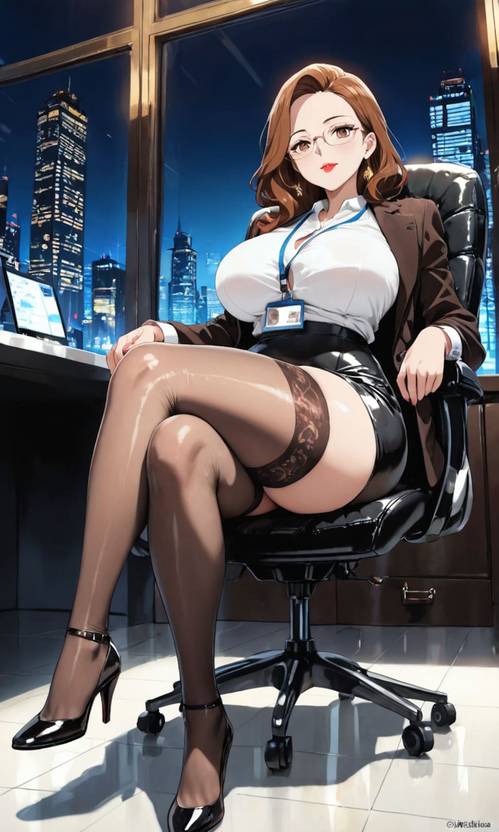 オフィスのおねーさん