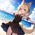 狐っ娘にAIRのコスプレを 2枚目