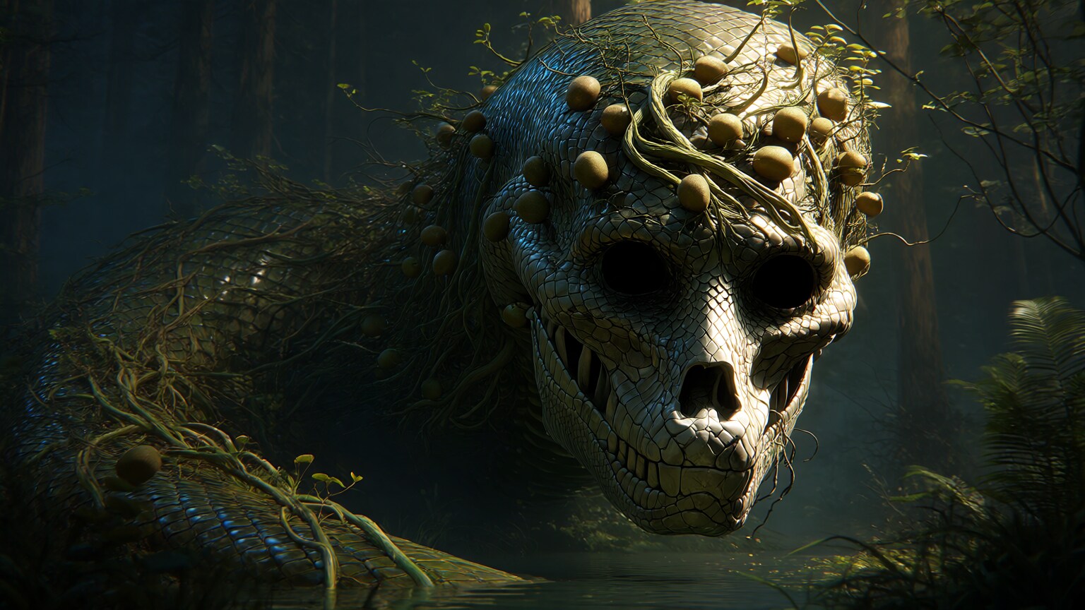 ギチギチ沼の怪物 The monster of the Gichigichi Swamp