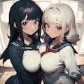 お胸合わせ 3枚目