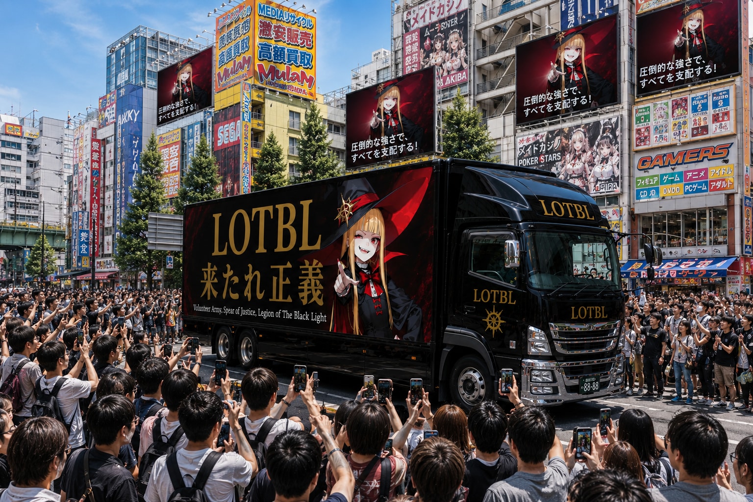 LOTBLの街宣車