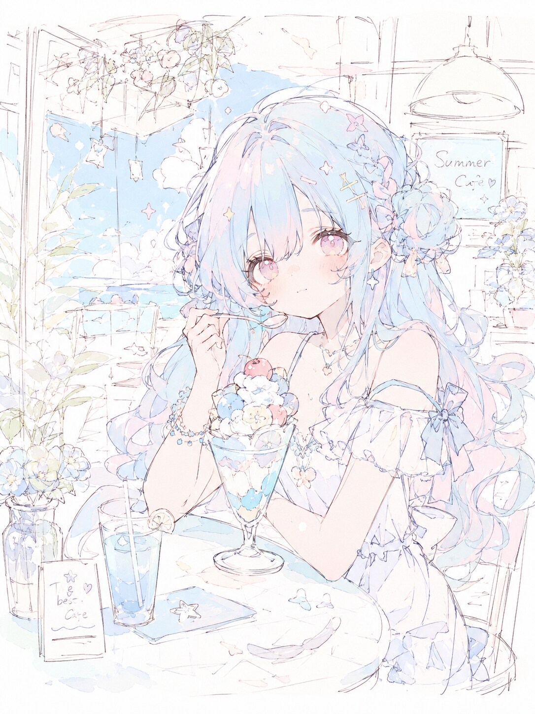 海カフェパフェ🍨🍒