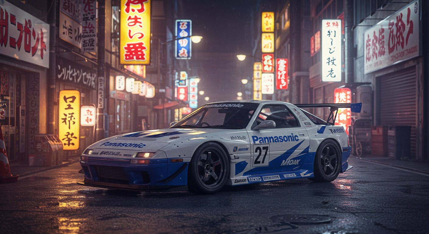PanasonicカラーFC3Sレーシングカー
