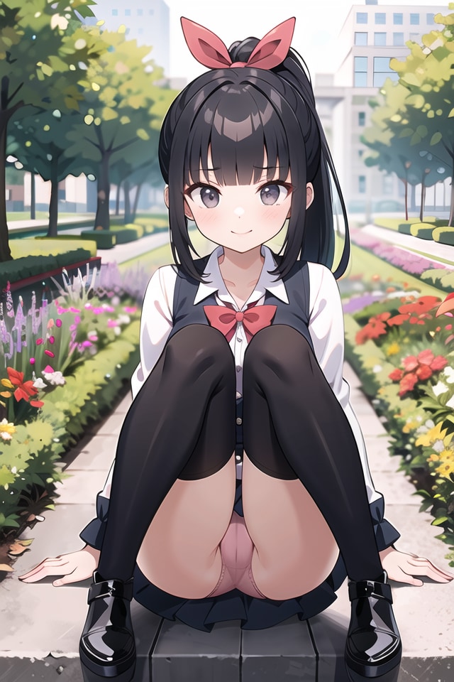 普段なら絶対やらないポーズ