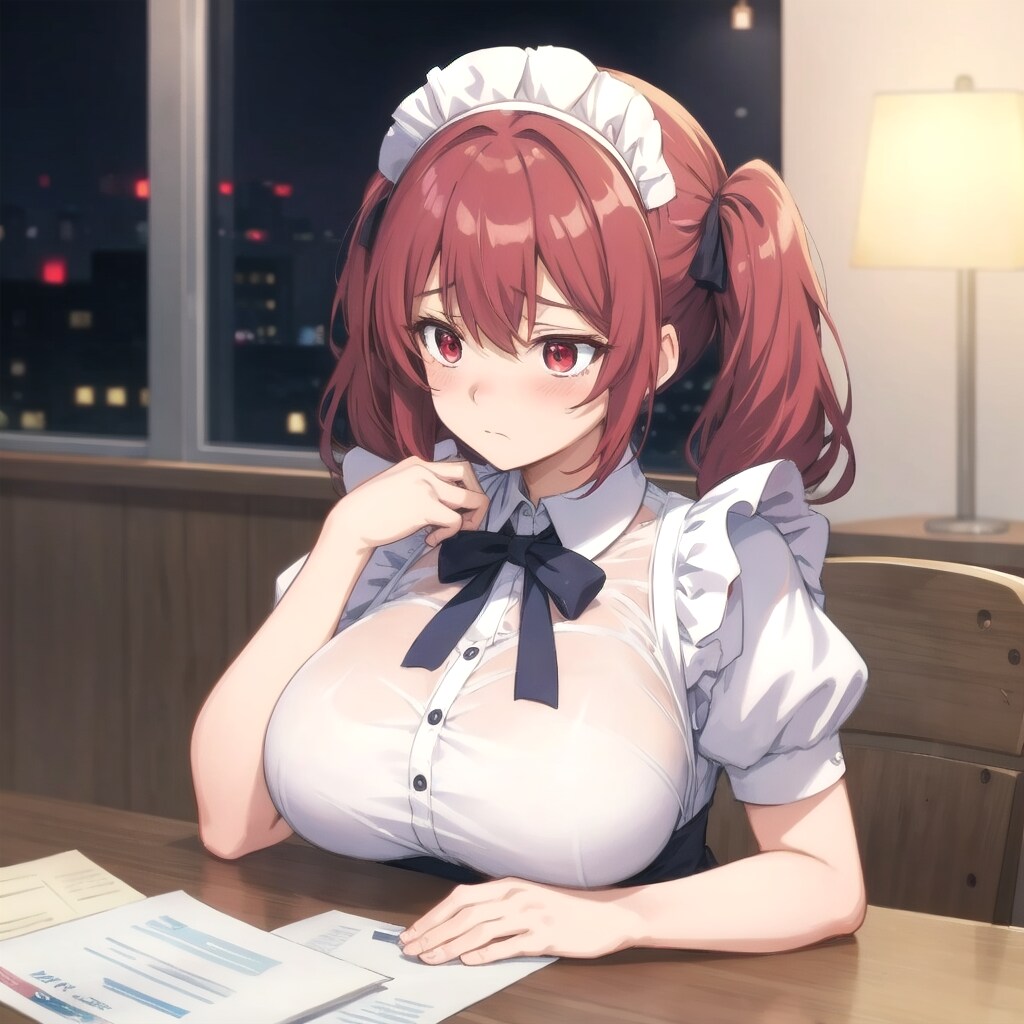 経営書類に追われる夜