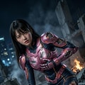 メタルヒロインのピンチシーン 4枚目