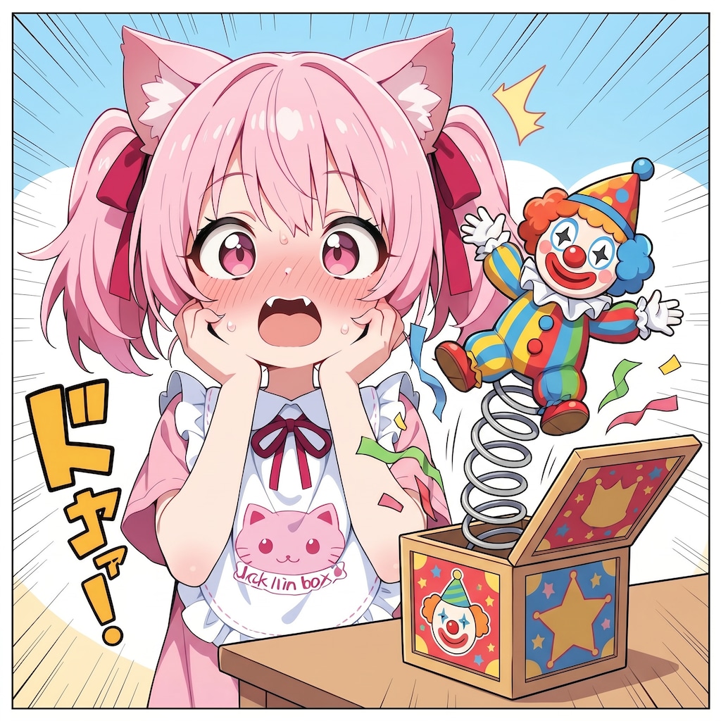 ビックリしたにゃあ！！！